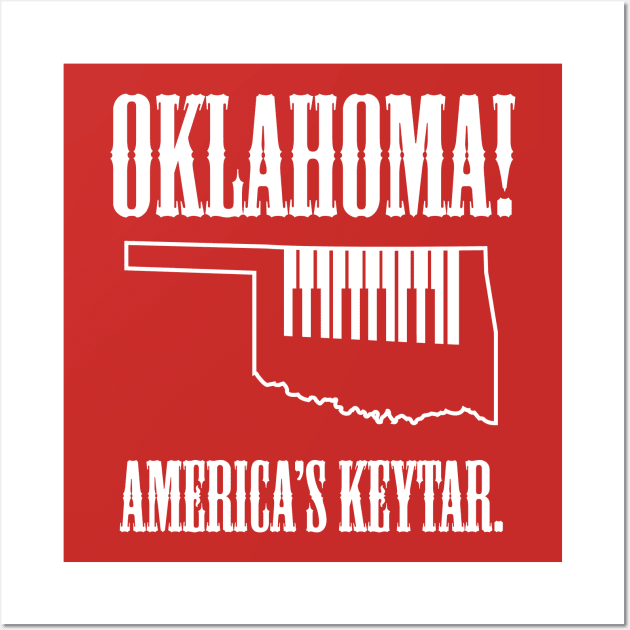 Oklahoma! America's Keytar. Wall Art by minus